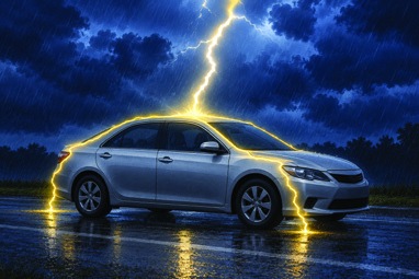 Did you know? YOUR TYRES DON’T STOP LIGHTNING!