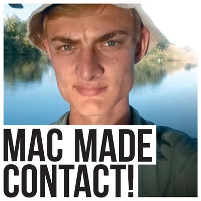 Mac made contact!
