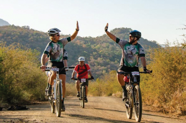 Cycling with the Big 5!