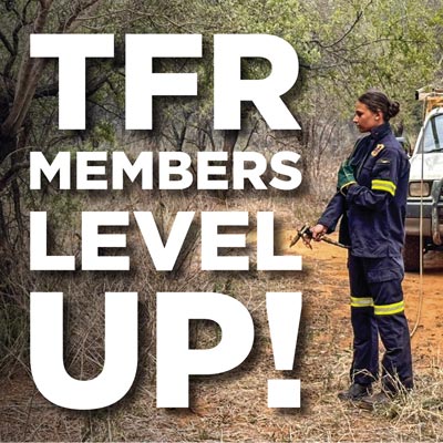 TFR MEMBERS LEVEL UP!