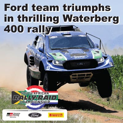 <p>Ford team triumphs in thrilling Waterberg 400 rally</p>
