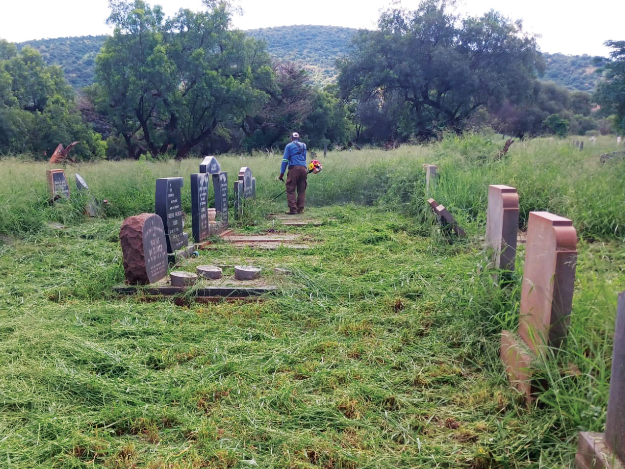 Community comes together to clean up local cemeteries