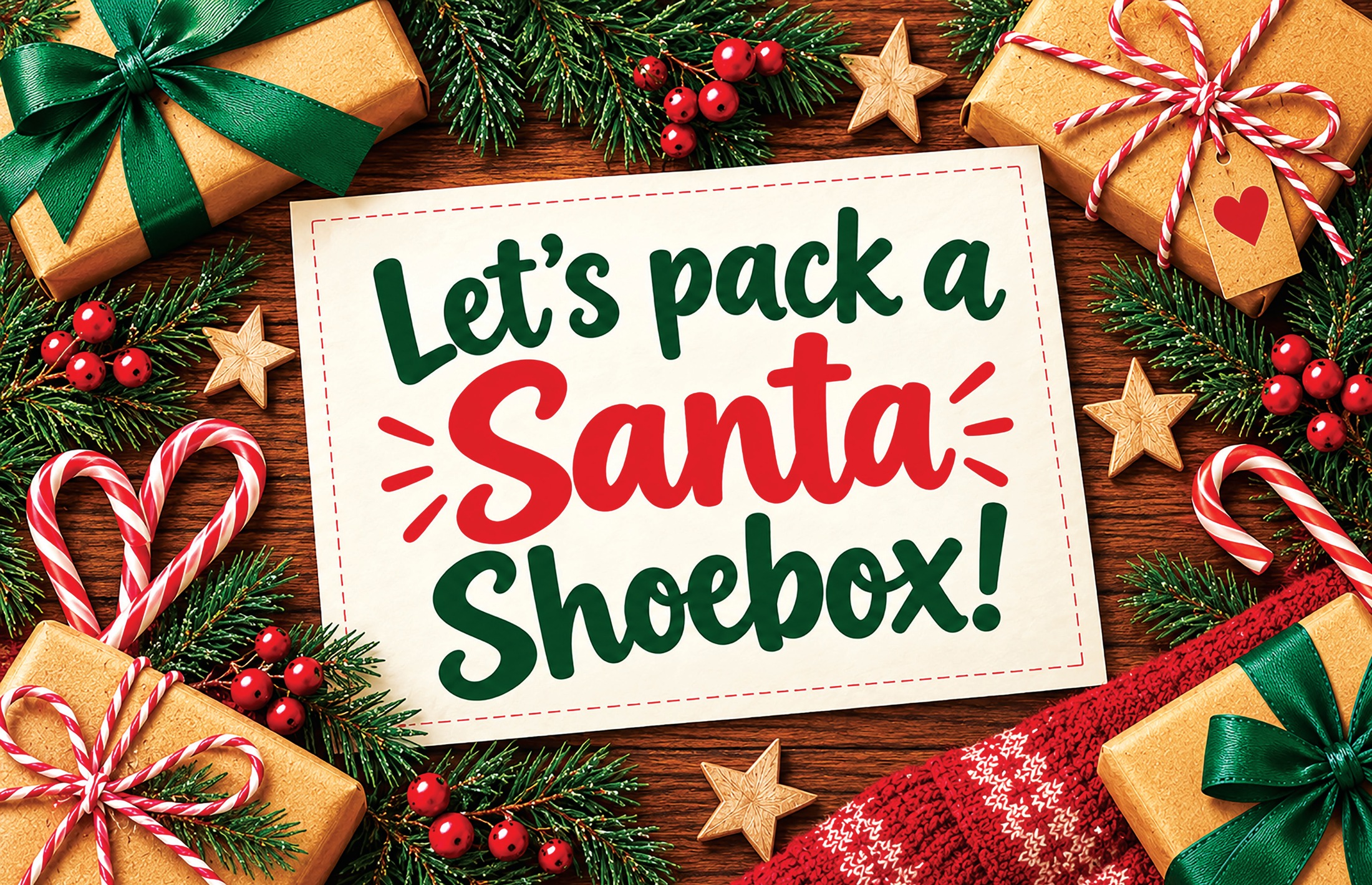 Let’s pack a Santa Shoebox!