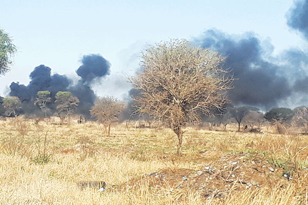 Burning tyres cause for concern