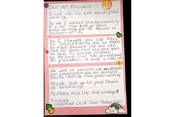 Dear Mr President,
 