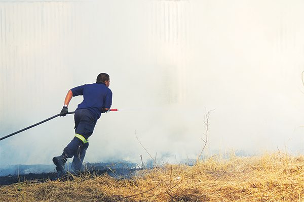 Runaway fire in Rooikuilspruit
