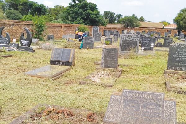Graveyard maintenance