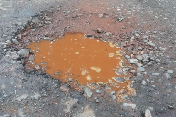 Please fix the potholes
[Letter to the editor]