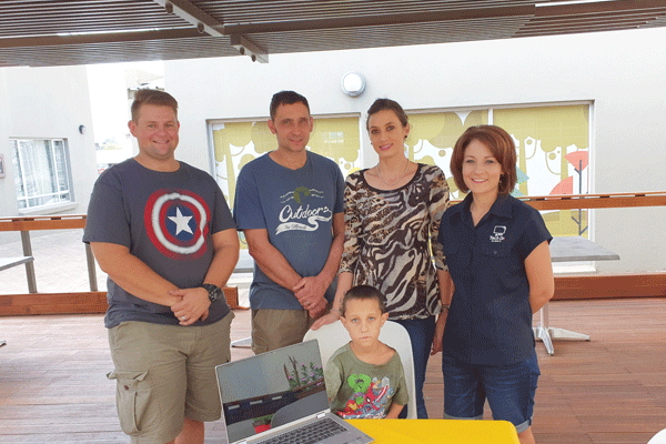 Thaba Angels help Ethan